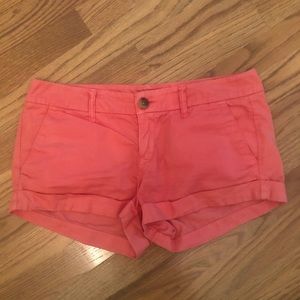 American Eagle coral shorts